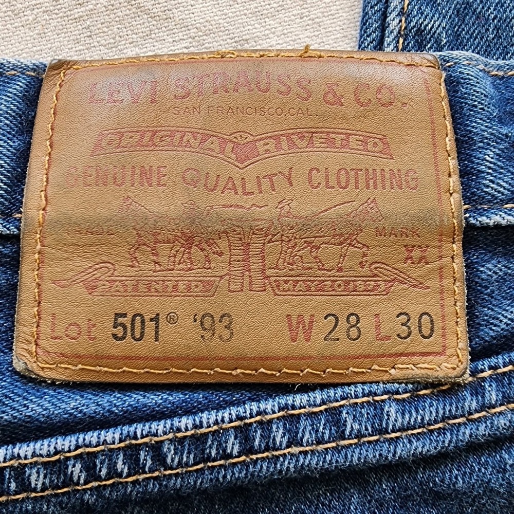 ✨️Levi's Premium 501 '93 Straight Fit Jeans. BIG "E" streetwear Y2K indiesleaze